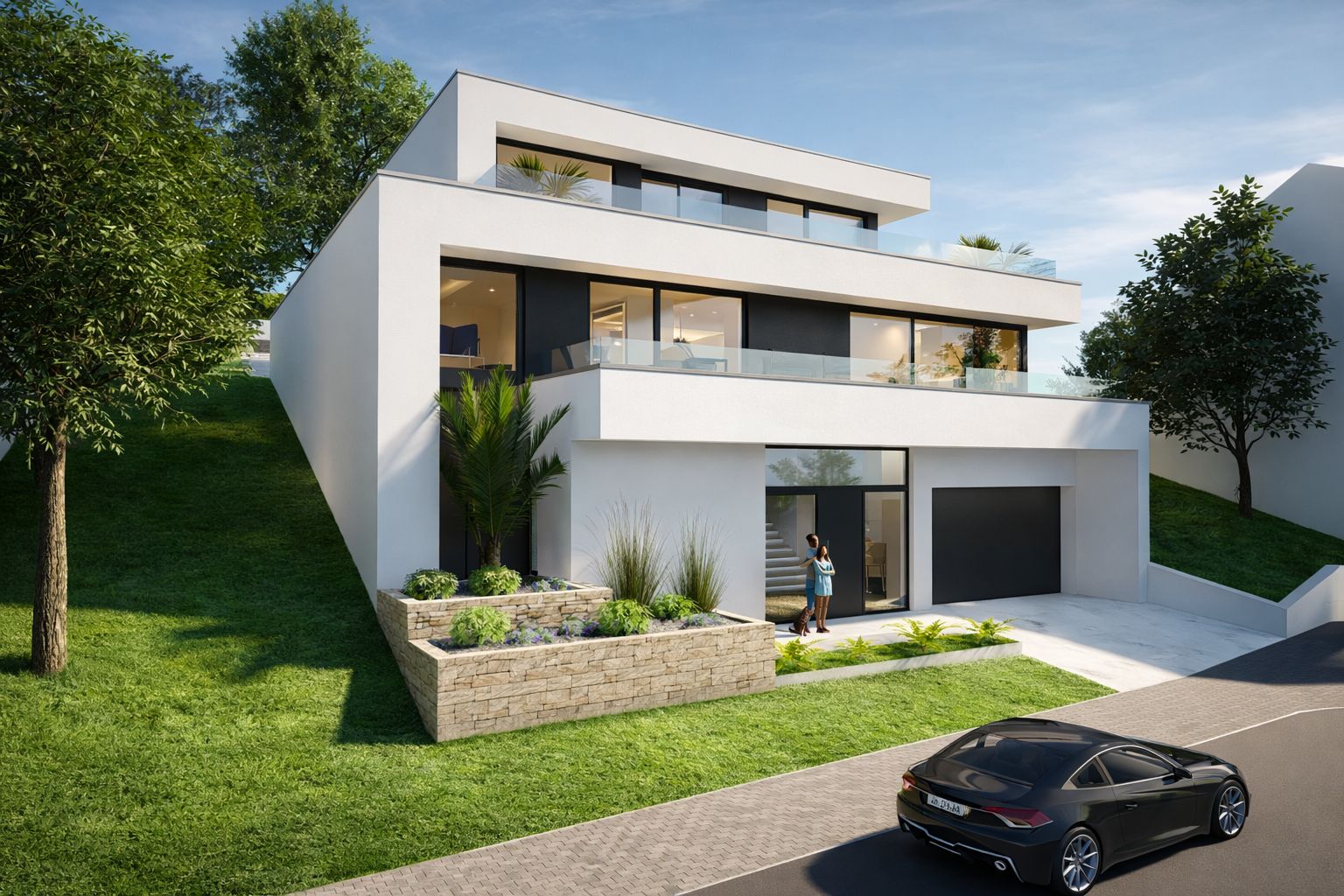 Architekturvisualisierung – Projekt 03, Ansicht 1